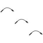 HOMSFOU 3 Parça Adaptör kablosu type-c kulaklık dönüştürücü type-c dönüştürücü kulaklık tipi-c adaptörü gitar çıkartmaları yuvarlak tip-c'den 3,5 mm'ye dönüştürücü ses kablosu Şarj etmek