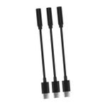 HOMSFOU 3 Parça USB tip c ila 3,5 mm kulaklık jakı adaptörü kulaklık jakına c yazın 3,5 mm adaptöre kulaklıklar c ila 3,5 mm yazın c tipi - 3,5 mm adaptör sedefli dönüştürücü