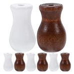 HOMSFOU 8 Pencere Kör Çekme Kablosu Kolları Ahşap Kör Çekme Kablosu Biter Dekoratif Yedek Parçalar Çeker Pencere Kör Kablosu Püsküller Aksesuarları Perde Gölge Asılı Dekorlar