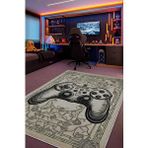 Homshtag Gamer Odası Halısı,krem Renkli Genç Odası Halısı,renkli Oyuncu Odası Halı Çocuk Odası Halı Çok Renkli