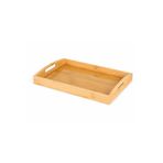 Homvira✨ Doğal Bambu Dikdörtgen Servis Tepsisi (33X23 Cm) | Şık & Dayanıklı | Kahvaltı, Çay, Sunum ve Dekoratif Çok Amaçlı Kullanım