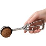 Homvira ✨paslanmaz Çelik Dondurma, Kurabiye Kaşığı–tek Hareketle Kolay Şekillendirme🍪🍨ergonomik Tutma Sapı - Gümüş
