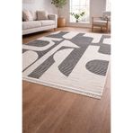 Homz Modern Touch 2108 Siyah Bohem Pamuk Kilim Çift Taraflı | Doğal Dokuma • Antialerjik • Yıkanabilir