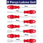 HON 8 Parça Lokma Tornavida Seti (6-7-8-9-10-11-12-13 Mm)