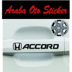 Honda Accord Kapı Kolu Jant Sticker (8Adet)