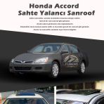 Honda Accord Parlak Siyah Yalanci Cakma Sahte Sunroof