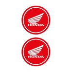 Honda Beyaz Kırmızı Koruma Takozu Damla Sticker Modeli