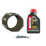 Honda Cb 125E Debriyaj Balata Yağ Set Motul 5000 Obdb006