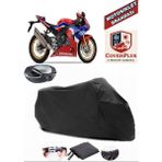Honda Cbr 1000 Rr Sp Branda Siyah Arka Çanta Uyumlu(Topcase) Motosiket Brandası Motor Örtüsü Çadır Su Geçirmez Motosiklet Kılıfı Motor Brandası,lastikli,taşıma Torbalı