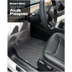 Honda City 2002-2007 Uyumlu Yeni Nesil Araca Özel Akıllı Oto Paspas Havuzlu Oto Paspas Araba - Siyah - SATICIYA SOR