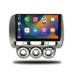 Honda City (2002-2008) Manuel Klima Uyumlu 9 İnç Android Multimedya Sistemi - Kablosuz CarPlay & Android Auto - GPS Navigasyon, Bluetooth, WiFi - Geri Görüş Kamerası Hediyeli (6 GB 8 ÇEKİRDEK)