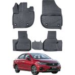 Honda City 2021- Uyumlu Araca Özel Lüx 3D Paspas - Siyah