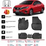 Honda City 2021 ve Sonrası 4.5d Premium Havuzlu Siyah Paspas Takımı Kokusuz