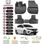 Honda City 2024 Model 4d Araca Özel Havuzlu Paspas Takımı - Siyah