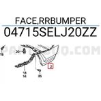 Honda City Arka Tampon 2006 (Oem No: 04715Selj20Zz)
