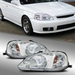 Honda Civic 1999-2000-2001 Sedan H.b Krom Usdm Ön Far