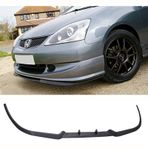 Honda Civic 2002 - 2005 Ön Lip Mat Siyah Ön Tampon Lip