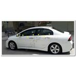 Honda Civic 2006-2011 6 Parça Paslanmaz Çelik Cam Çıtası