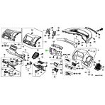 Honda Civic 2006-2012 Direksiyon Panel Kapağı Alt Fd6 (Oem No: 77360-Sna - K01za)