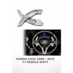Honda Civic 2006–2012 F1 Paddle Shift Direksiyon Kulakçık Uzatma Seti Alüminyum Gri