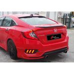 Honda Civic 2016 S FC5 - Bagaj Üzeri Anatomik Spoiler - Plastik