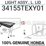 Honda Civic (2016 Yılında Çıkan Kasa) Fc5 Arka Stop İç Ledli Sol (Oem No: 34155Texy01)