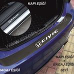 Honda Cıvıc Bağaj ve Kapı Eşiği Karbon Sticker (SET)