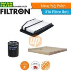 Honda Civic Fb7 1.6 Mann Filtron Filtre Bakım Seti 2012-2016