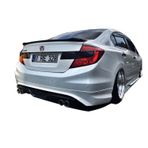 Honda Civic Fb7 (2012-2016) Custom Arka Tampon Eki - Difüzör (plastik)