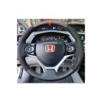 Honda Civic Fb7 Araca Özel Direksiyon Kılıfı Alcantra Karbon