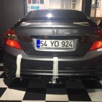 Honda Civic Fb7 Custom Difüzör ARKA EK (Plastik)