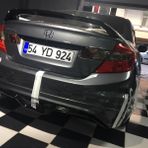 HONDA CIVIC FB7 CUSTOM DİFÜZÖR PLASTİK