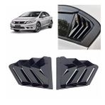 Honda Civic FB7 Kelebek Cam Kaplama Vizör Parlak Siyah