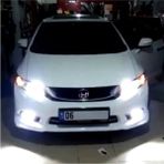 Honda Civic Fb7 LED Uzun Far Ampulü Şimşek Etkili Hb3 Zero Uyumlu