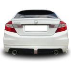 Honda Civic Fb7 Uyumlu Boyasız Plastik Mugen Rr Difüzör