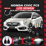 Honda Civic Fc5 2016-2021 Uzun Far Uyumlu Şimşek Etkili Led Xenon Light Series Hb3