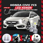 Honda Civic Fc5 2016-2021 Uzun Far Uyumlu Şimşek Etkili Led Xenon Performance Series Hb3