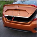 Honda Civic Fc5 2016 Ve Üzeri Krom Bagaj Alt Çıtası
