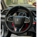 Honda Civic Fc5 Araca Özel Direksiyon Kılıfı Karbon Nokta Gri Yü