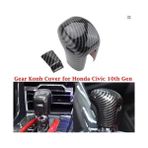 Honda Civic Fc5 Fk7 Için Uyumlu Karbon Desenli Vites Topuzu 2'li Set