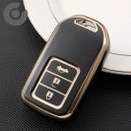 Honda Civic Fc5 Hr-V Cr-V City Tpu Anahtar Kılıfı - Siyah - Gold