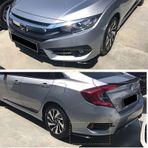 Honda Civic Fc5 Ön Ve Arka Tampon Altı Flap 2016-2019