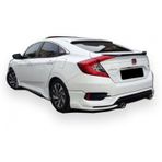 Honda Civic Fc5 Sedan (2015-2018) Turbo Arka Tampon Eki - Difüzör (plastik)