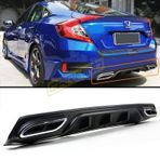 Honda Civic Fc5 Standart Difüzör Piano Black 2016-2020
