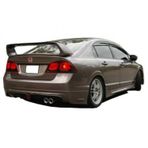 Honda Civic Fd6 (2006 - 2012) Arası Mugen Rr Sağdan Çift Çıkış Arka Tampon Eki (plastik)