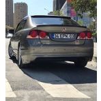 Honda Civic Fd6 Bagaj Üstü Black Piano Spoiler Bagaj Çıtası