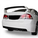 Honda Civic Fd6 İcin (2006-2011) Mugen Arka Tampon Eki - Difuzor (Plastik)