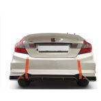 Honda Civic Fd6 İcin Egzoz Gorunumlu Difuzor (Plastik)
