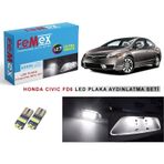 Honda Civic Fd6 LED Plaka Aydınlatma Ampul Seti FEMEX Parlak Beyaz