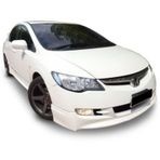 Honda Civic Fd6 Ön Tampon Eki 2007/2009 - Mat Siyah STR-722